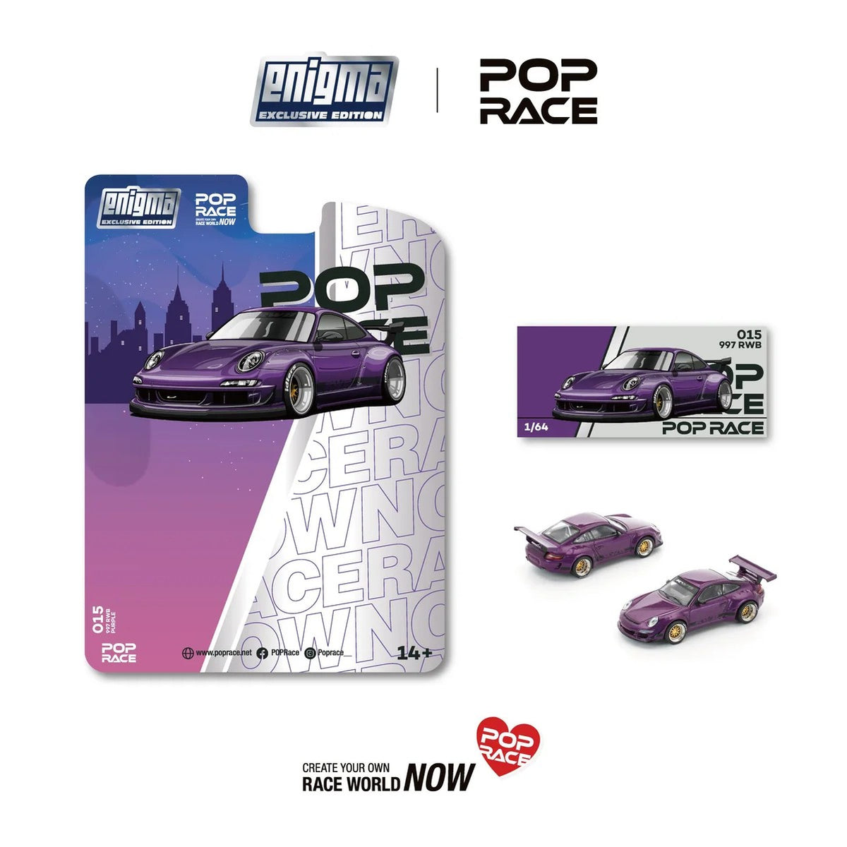 Porsche RWB 997 Purple