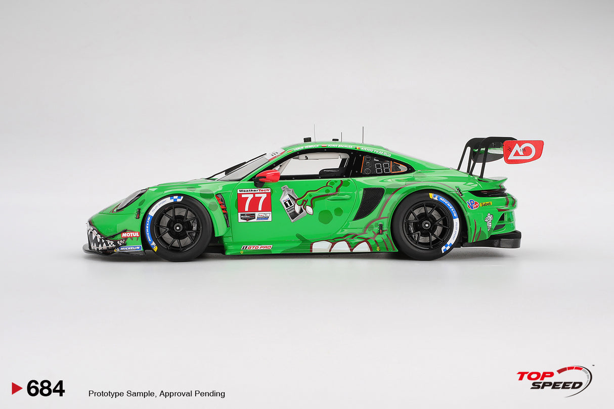 PREORDER JULI Porsche 911 GT3 R (992) #77 AO Racing 2025 IMSA Sebring 12 Hrs Class Winner TS0684