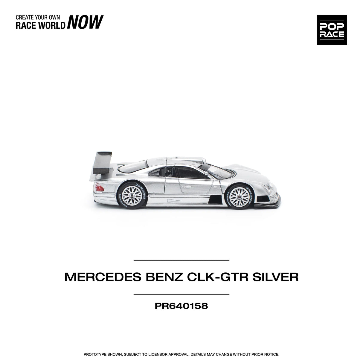 Mercedes-Benz AMG CLK GTR Silver