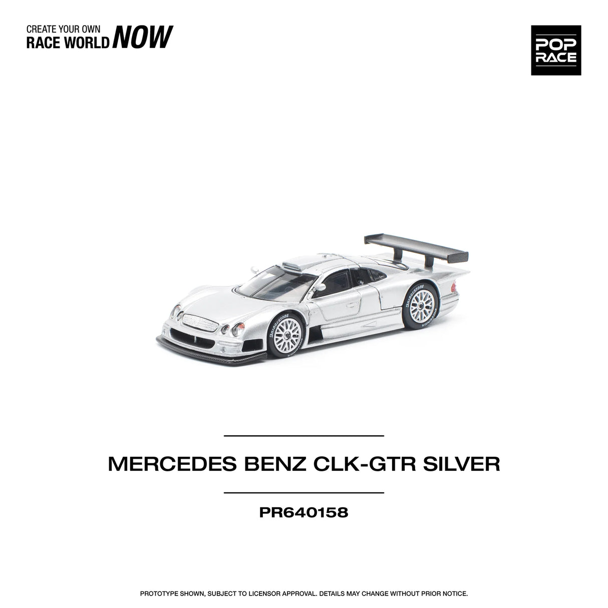 Mercedes-Benz AMG CLK GTR Silver