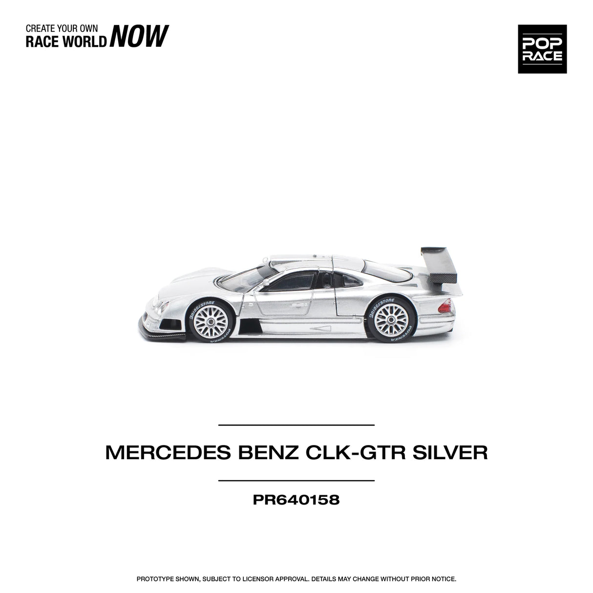Mercedes-Benz AMG CLK GTR Silver
