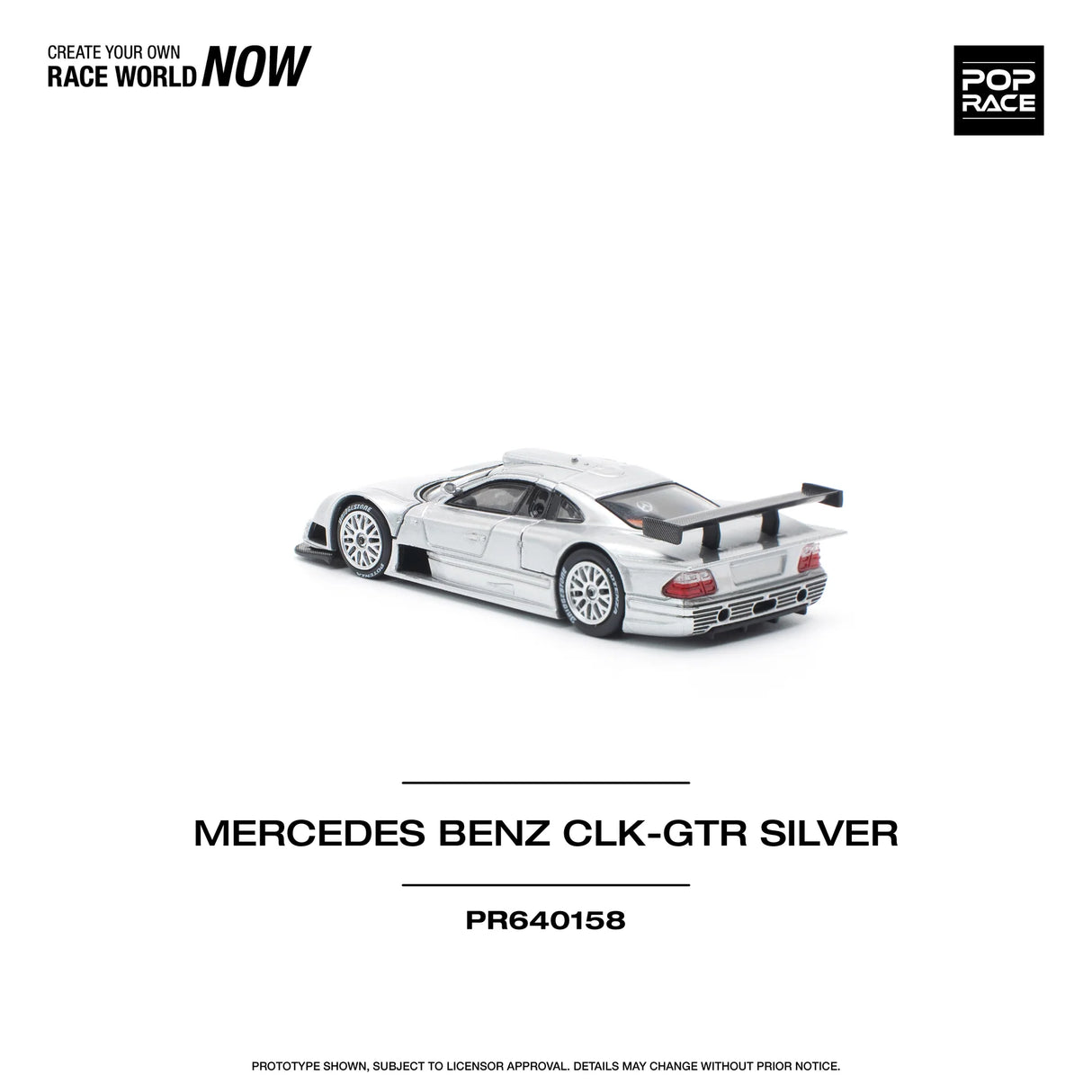 Mercedes-Benz AMG CLK GTR Silver