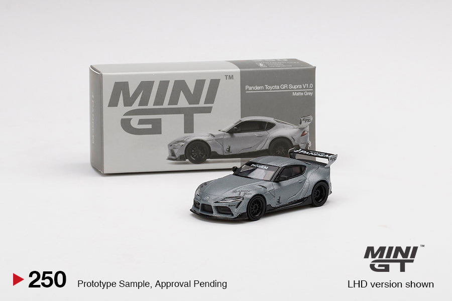 Pandem Toyota GR Supra V1.0 Matte Grey MGT00250 LOOSE