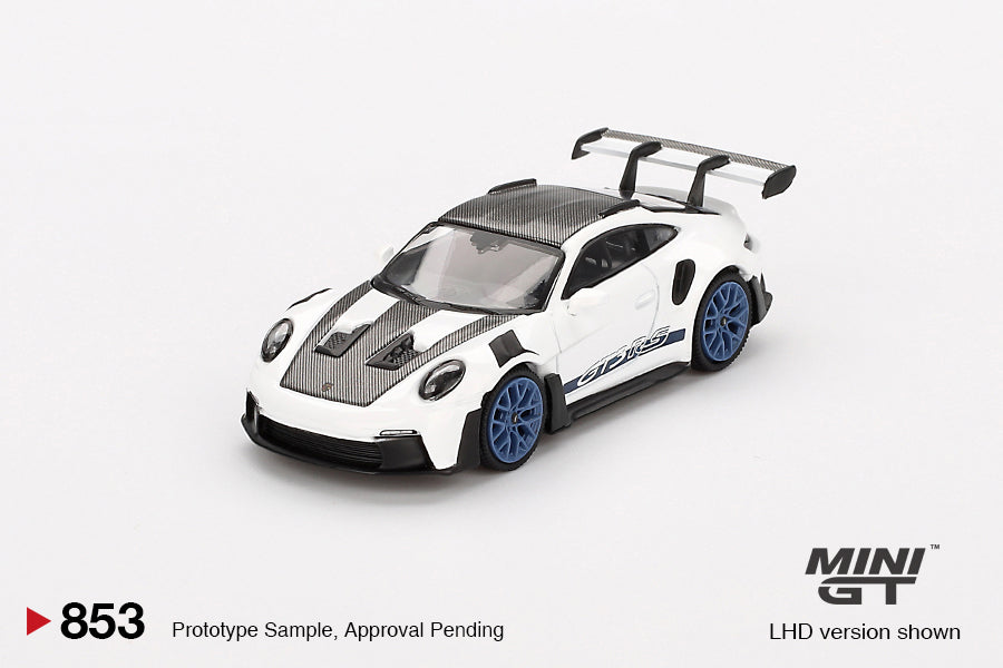 Porsche 911 (992) GT3 RS Weissach Package White with Indigo Blue MGT00853