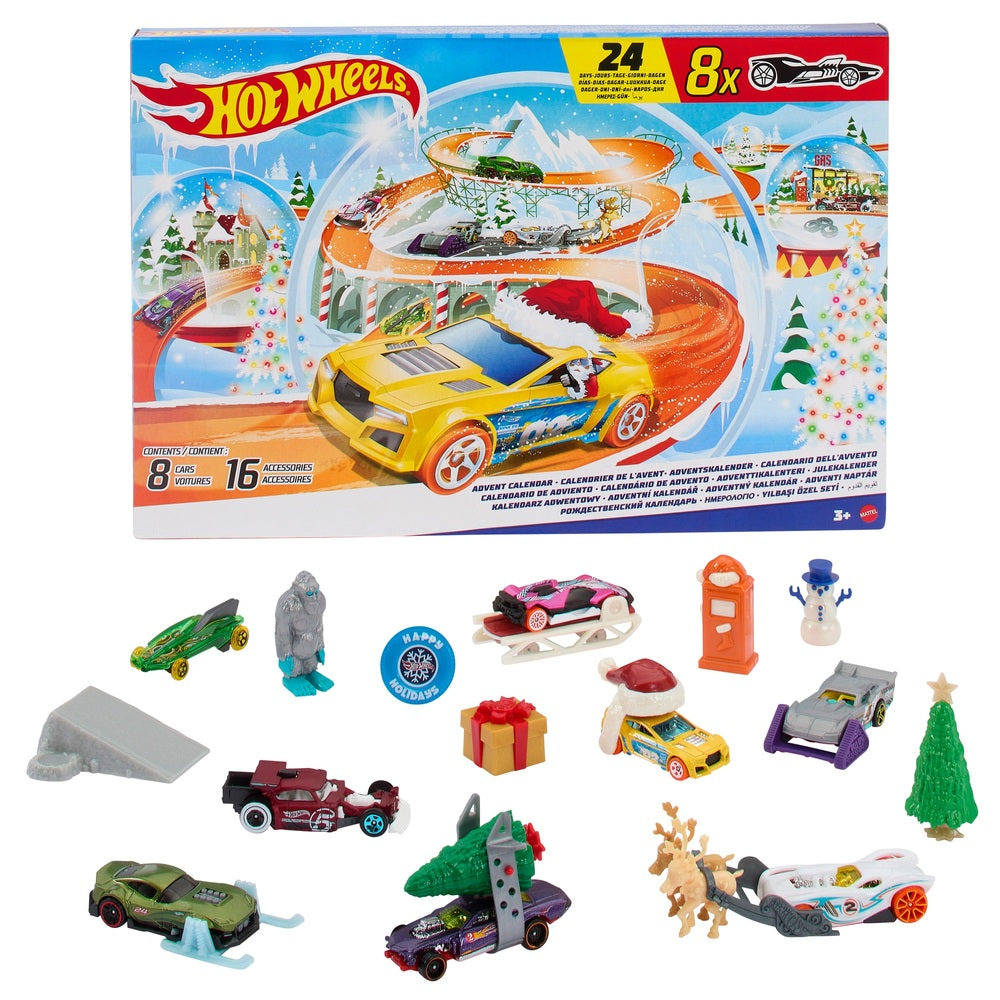 1x Hot Wheels Adventskalender 2024