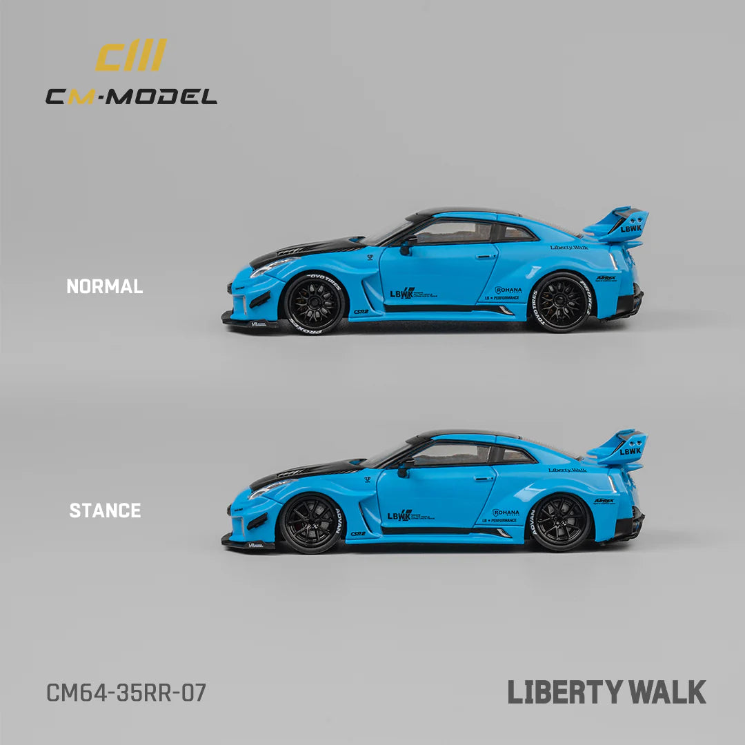 LB-Silhouette WORKS GT Nissan 35GT-RR Bleu