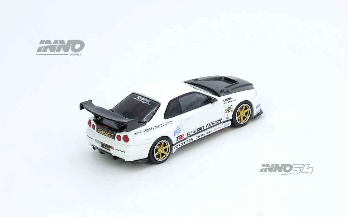 (Preorder Q1 2026) Nissan Skyline GT-R (R34) Top Secret White
