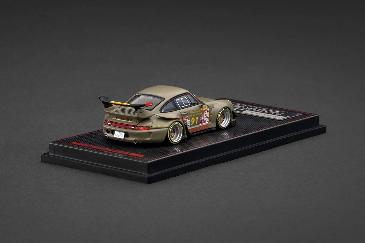 (Preorder) Porsche RWB 993 Matte Green