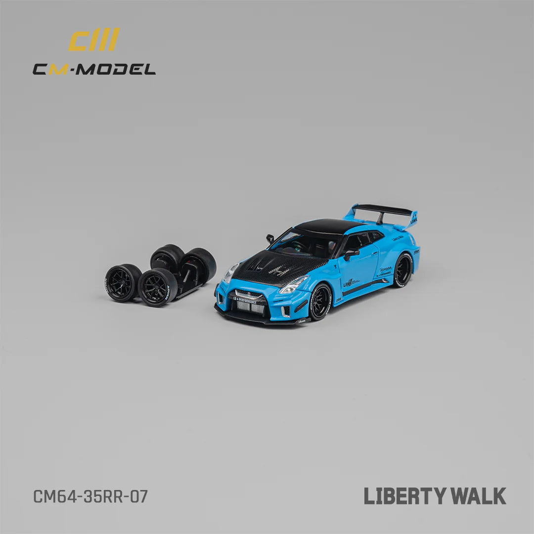LB-Silhouette WORKS GT Nissan 35GT-RR Bleu