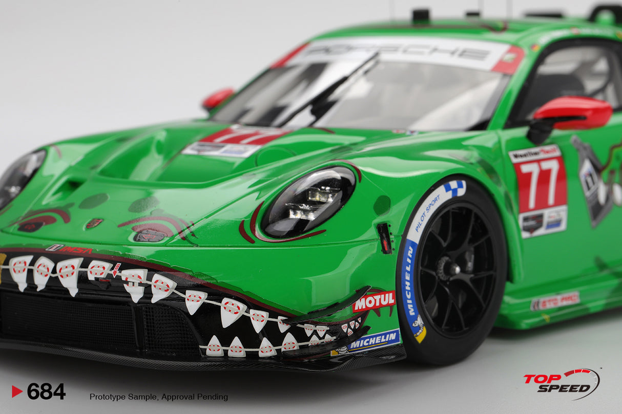 PREORDER JULI Porsche 911 GT3 R (992) #77 AO Racing 2025 IMSA Sebring 12 Hrs Class Winner TS0684