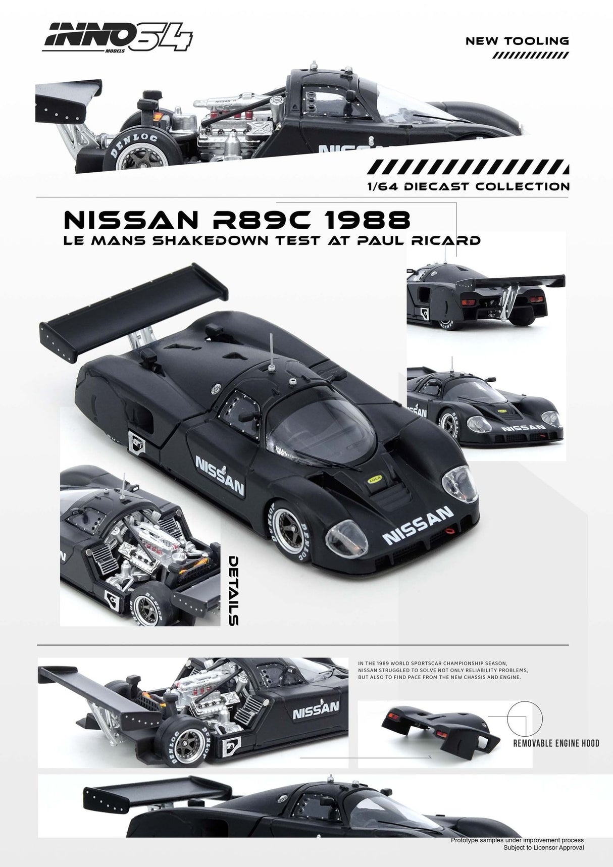 Nissan R89C Test de Shakedown Le Mans au Paul Ricard