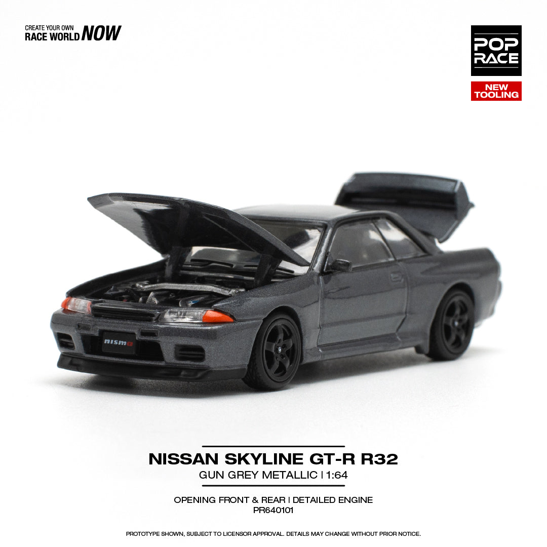 Nissan Skyline GT-R R32 Gun Metal Metallic