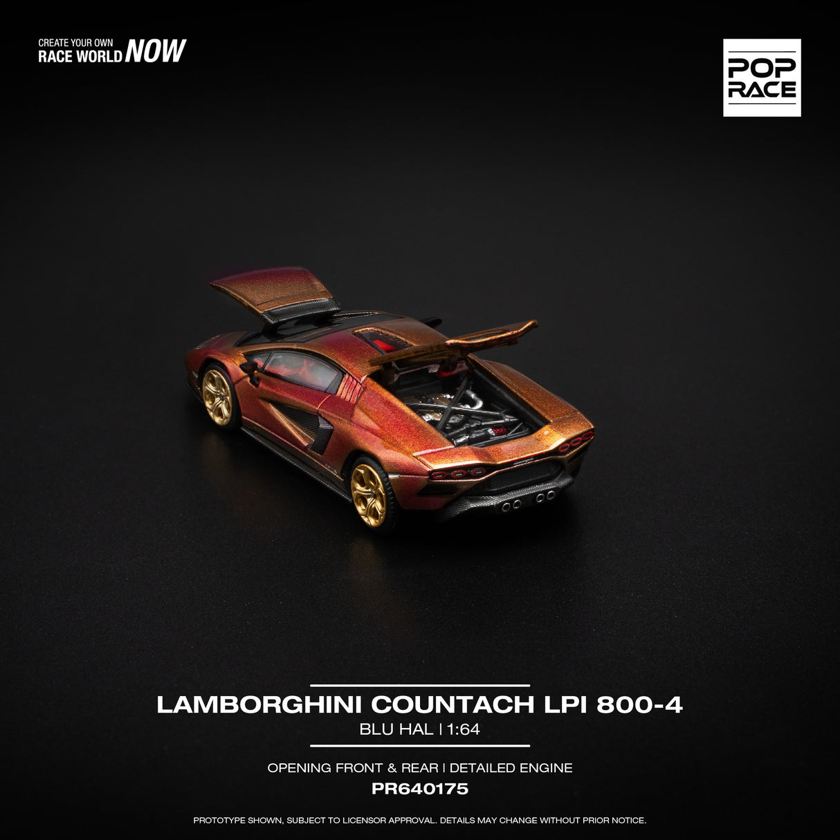 Lamborghini Countach LP 800-4 Blu Hal