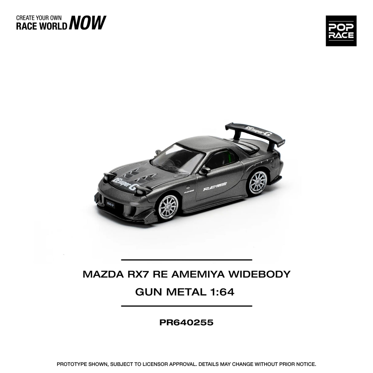 Mazda RX-7 (FD3S) Re-Amemiya Widebody Gun Metal Grey