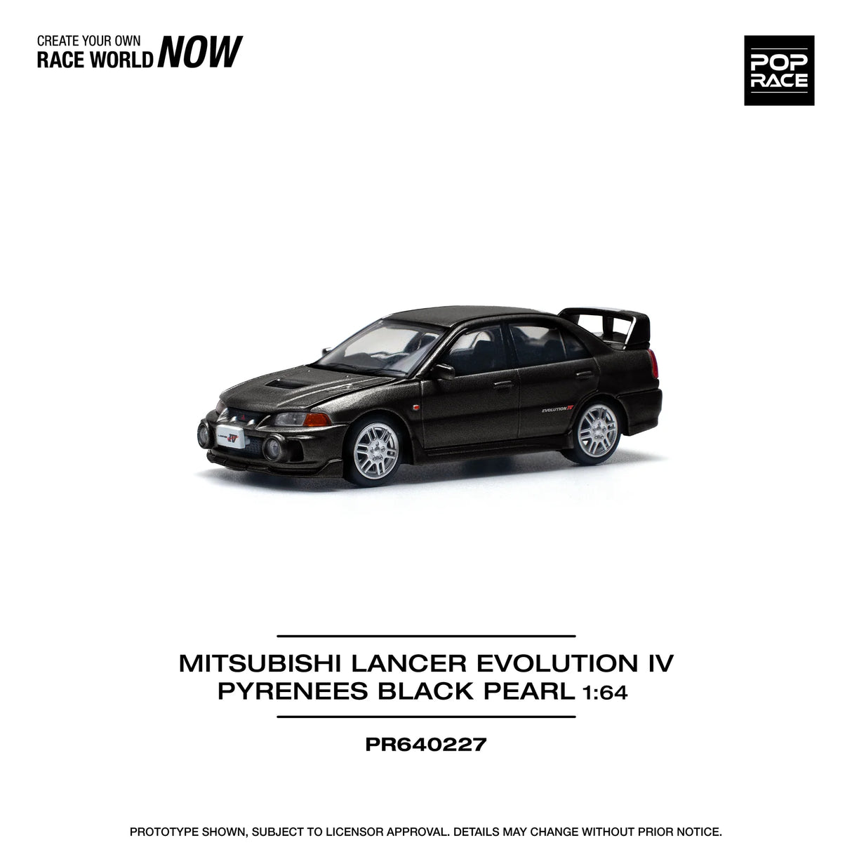 Mitsubishi Lancer Evolution IV Pyrenees Black Pearl