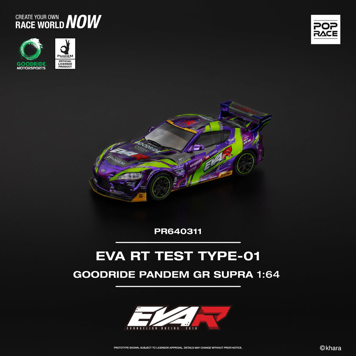 Toyota Pandem GR Supra Eva RT Test Type-01 Goodride