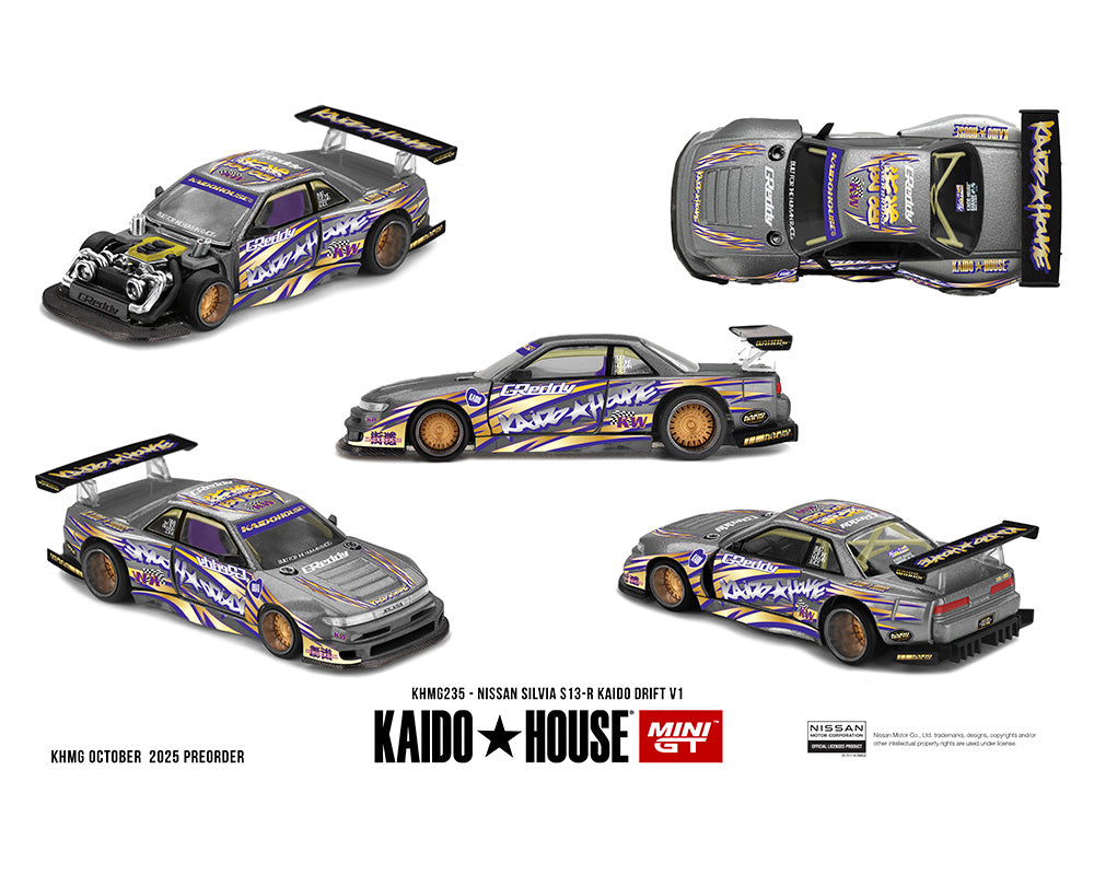 (Preorder 2026) Nissan Silvia S13-R Kaido Drift V1 KHMG235