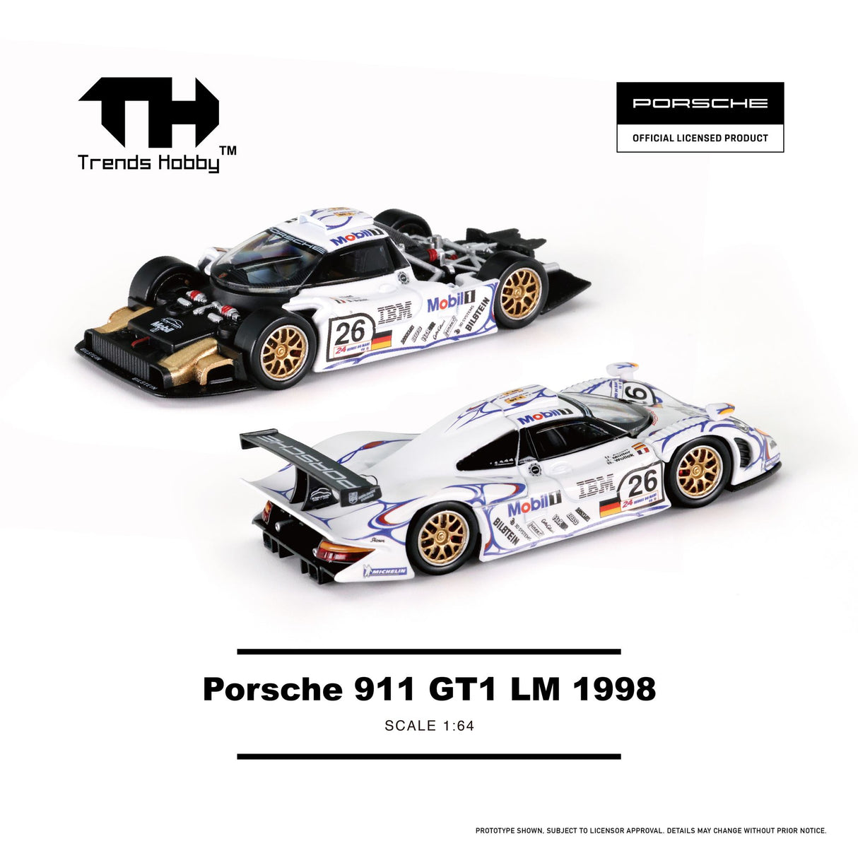 Porsche 911 GT1 LM #26 1998