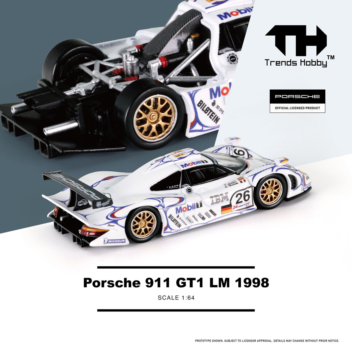 (Preorder Q1 2026) Porsche 911 GT1 LM #26 1998