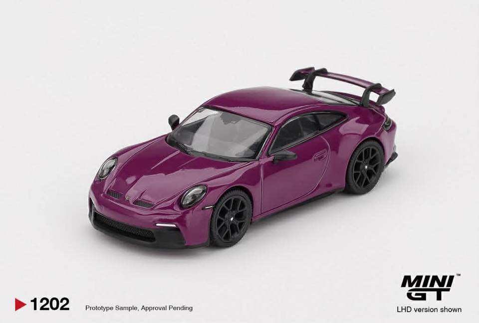 (Preorder Summer 2026) Porsche 911 (992) Rubystone Red 4 Car Set MGTS0021