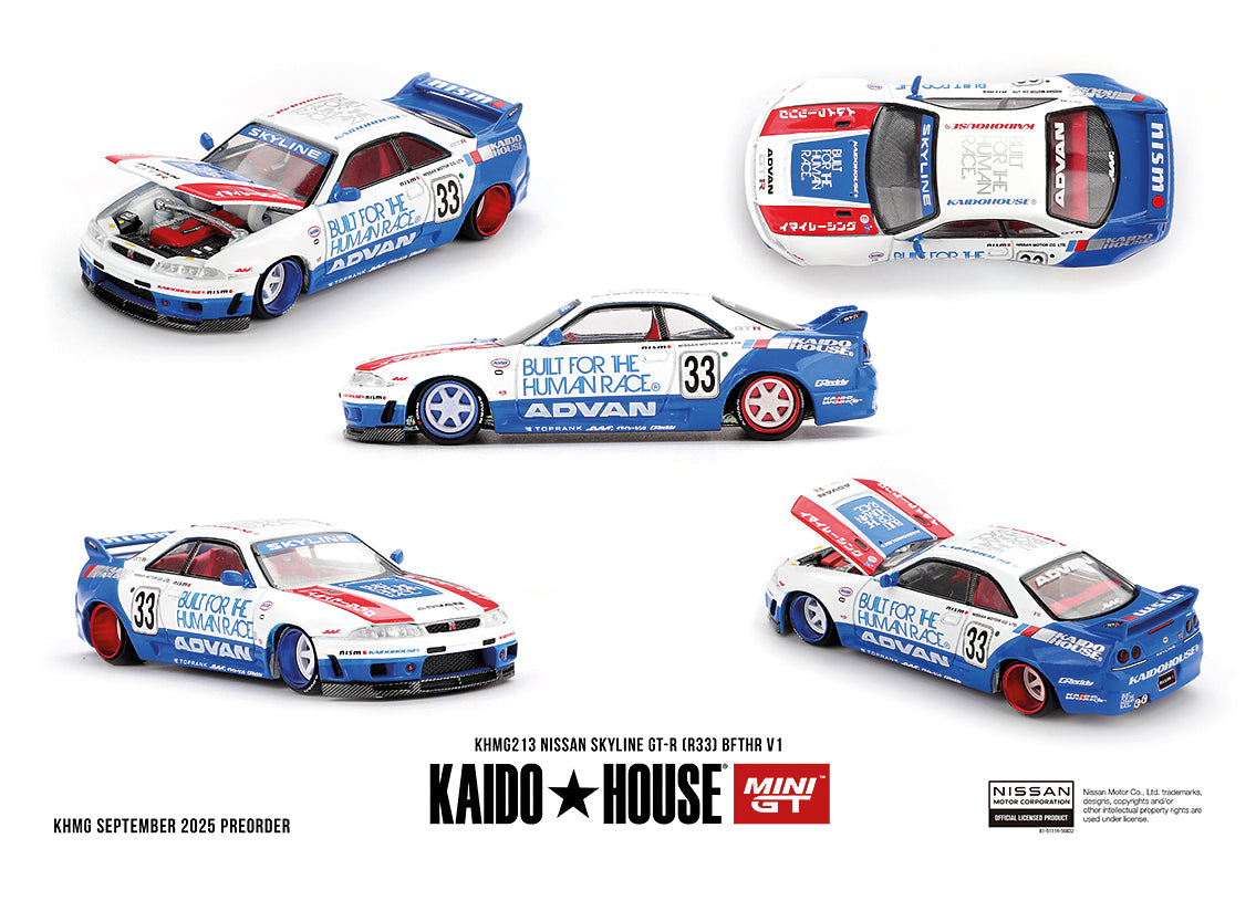 (Preorder 2026) Nissan GTR (R33) BFTHR V1 KHMG213