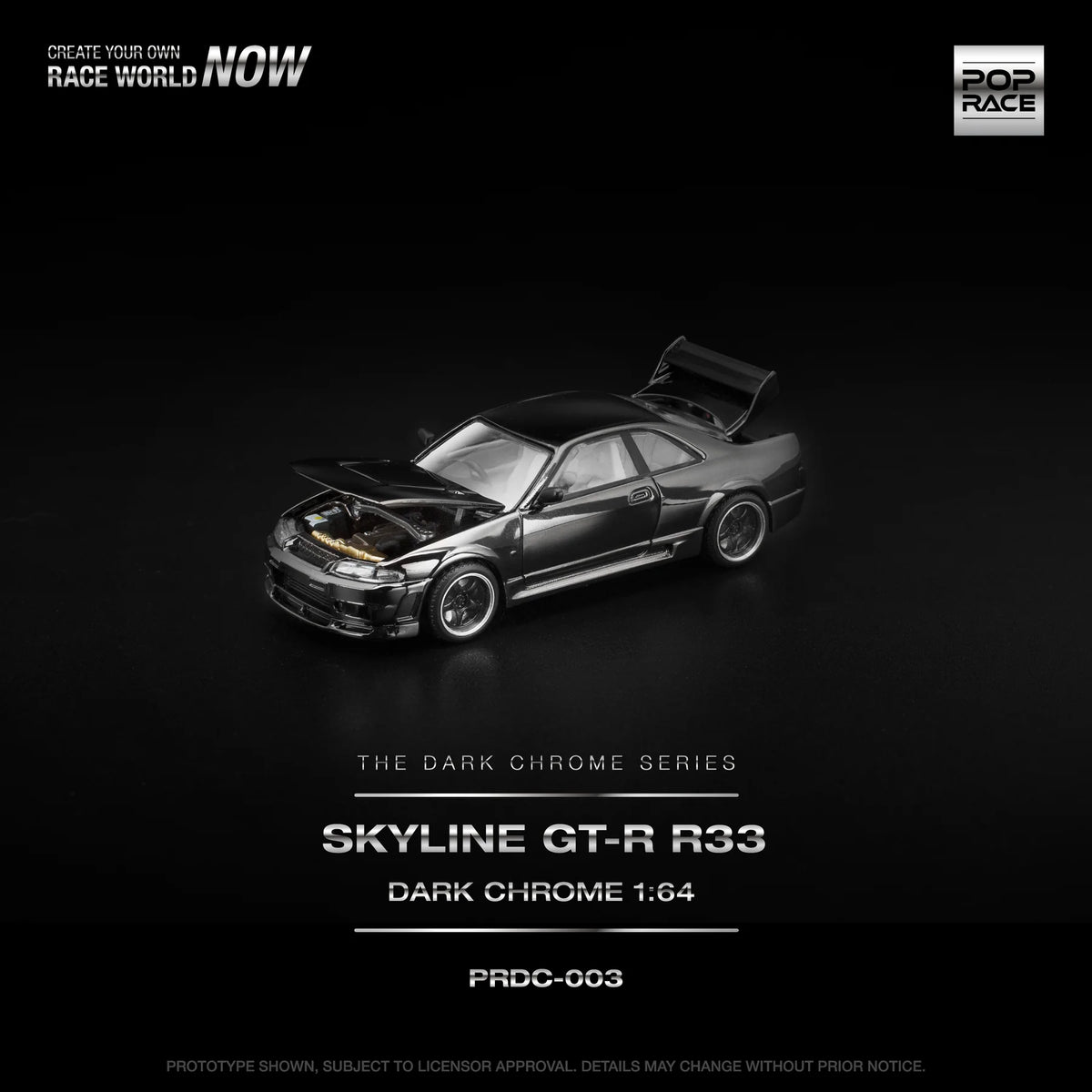 Nissan Skyline R33 GT-R Chrome foncé
