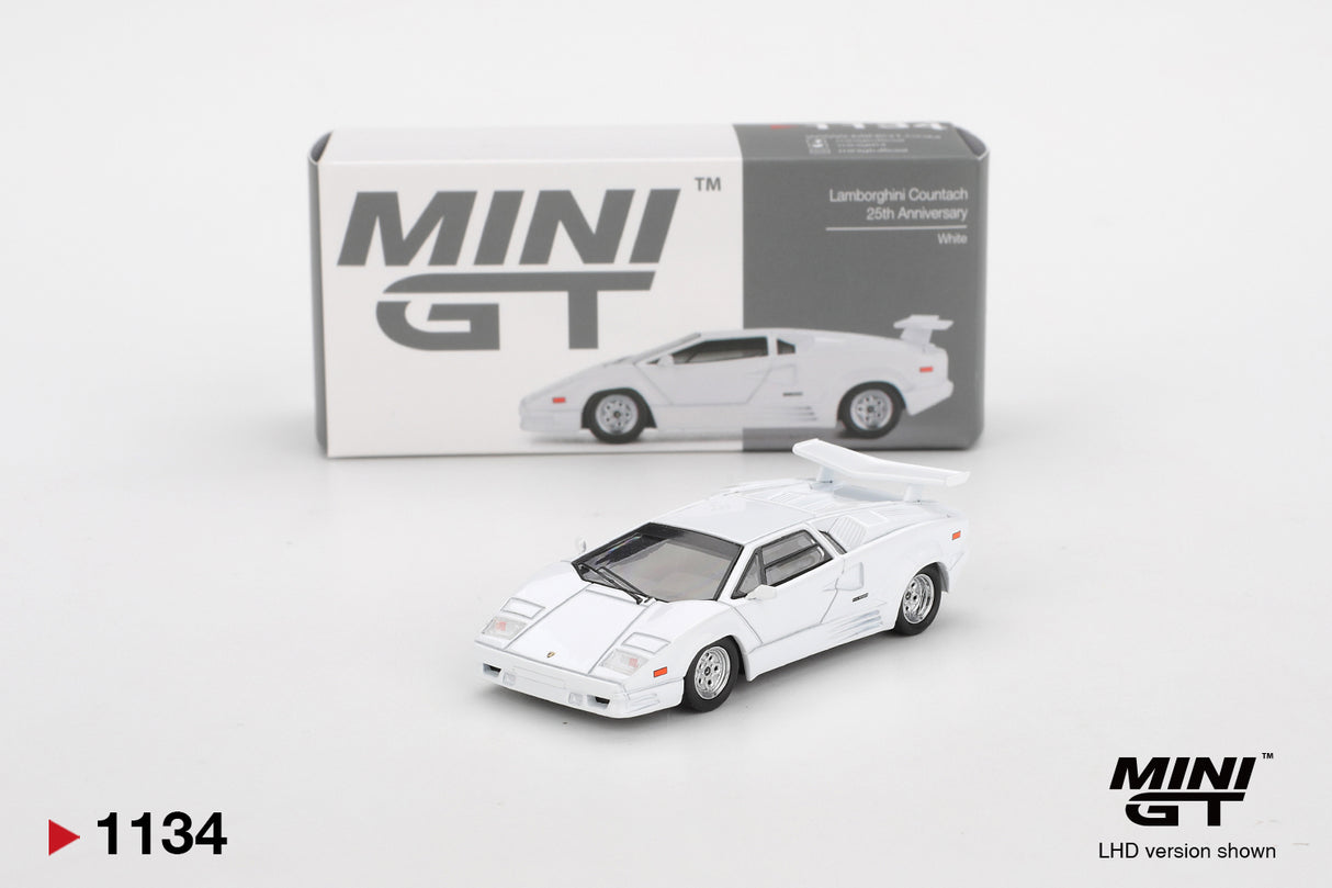 Lamborghini Countach 25th Anniversary White MGT01134