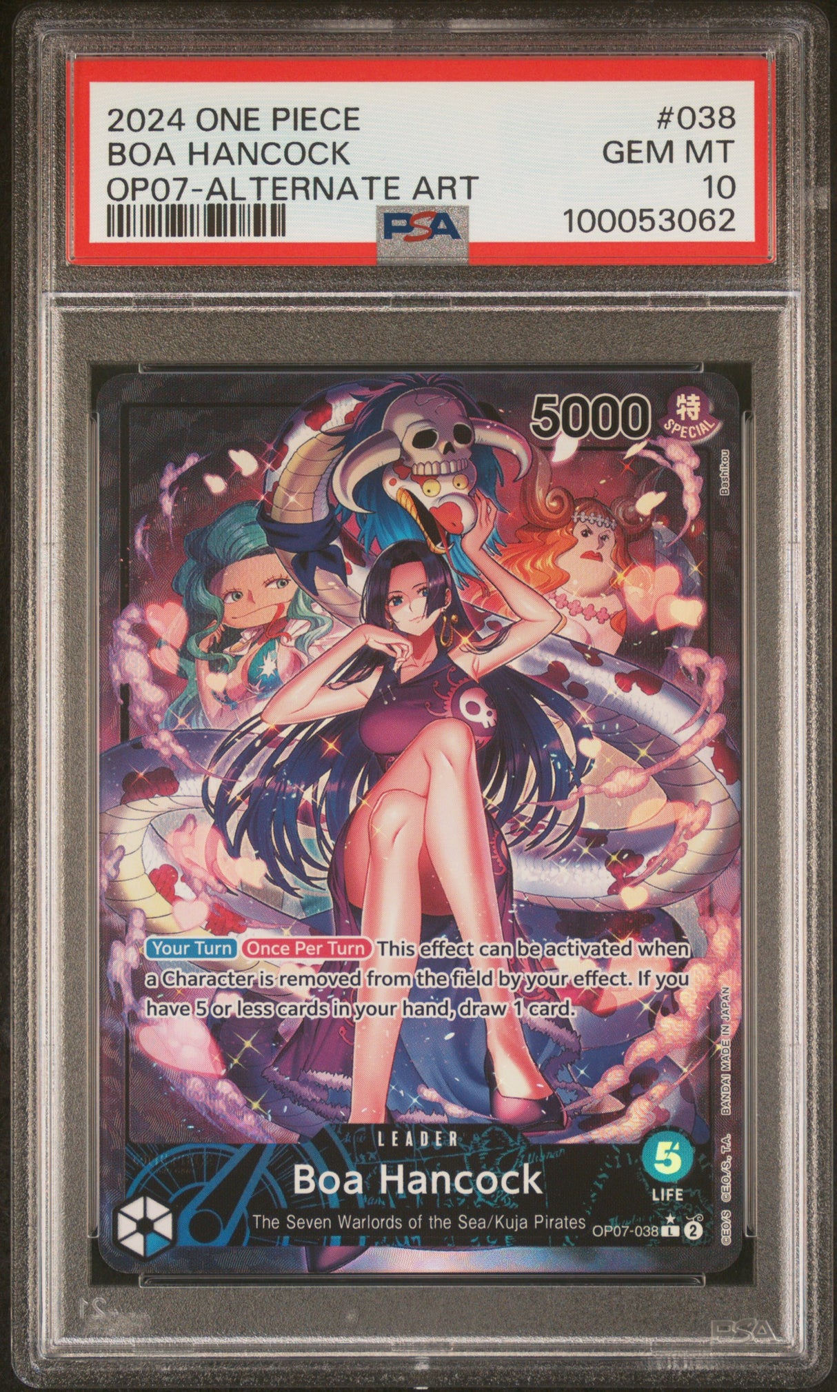 Boa Hancock OP07-038 PSA10