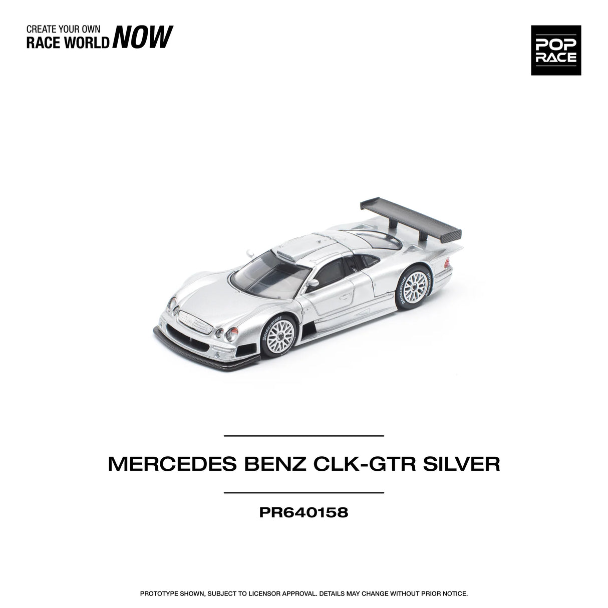 Mercedes-Benz AMG CLK GTR Silver
