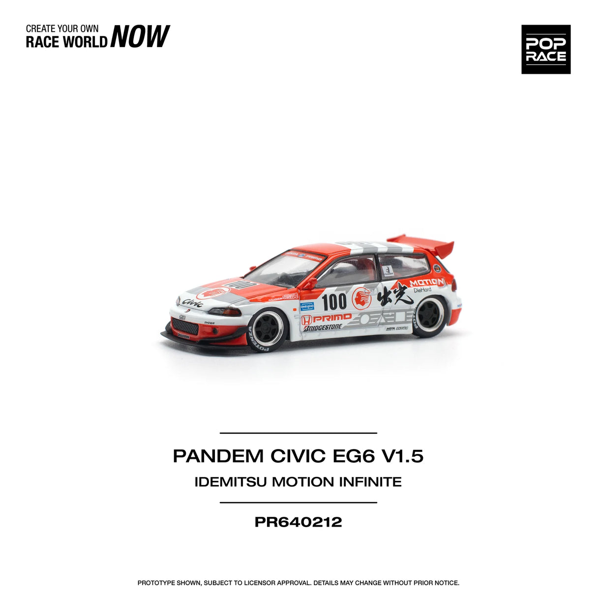 Honda Civic EG6 Pandem v1.5 Idemitsu Motion Infinite