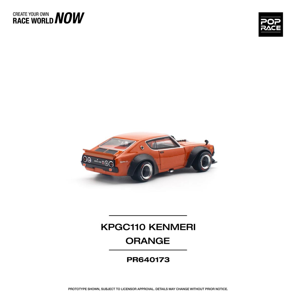 Nissan Skyline GT-R Drift Kenmeri Orange