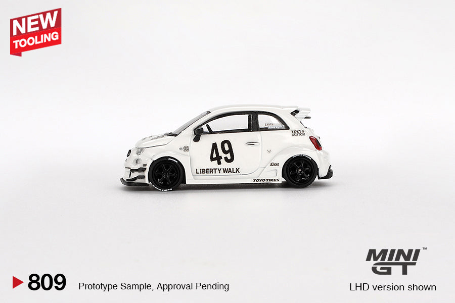 LB-WORKS x Abas Works ABARTH 595 Gara White MGT00809