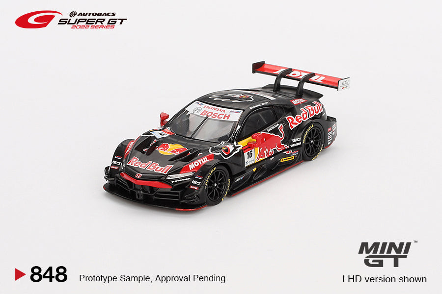 Honda NSX-GT "TYPE S" GT500 #16 "Red Bull MOTUL MUGEN NSX-GT " TEAM Red Bull MUGEN 2022 SUPER GT SERIES MGT00848