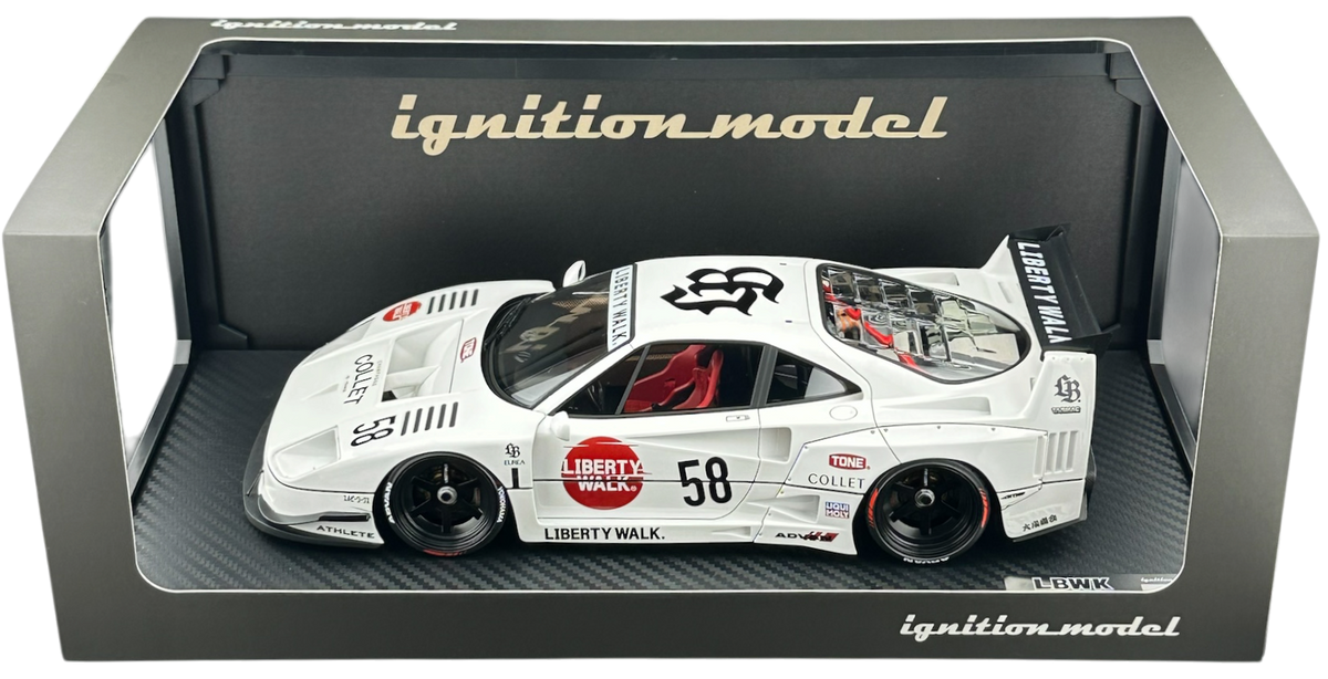 Ferrari F40 LBWK blanc 1:18 IG3752