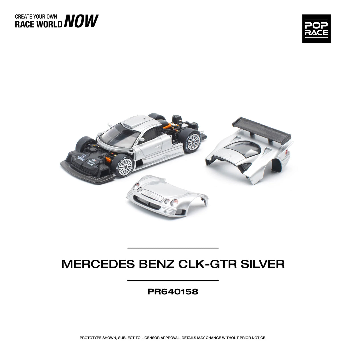 Mercedes-Benz AMG CLK GTR Silver