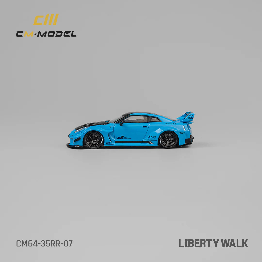 LB-Silhouette WORKS GT Nissan 35GT-RR Bleu