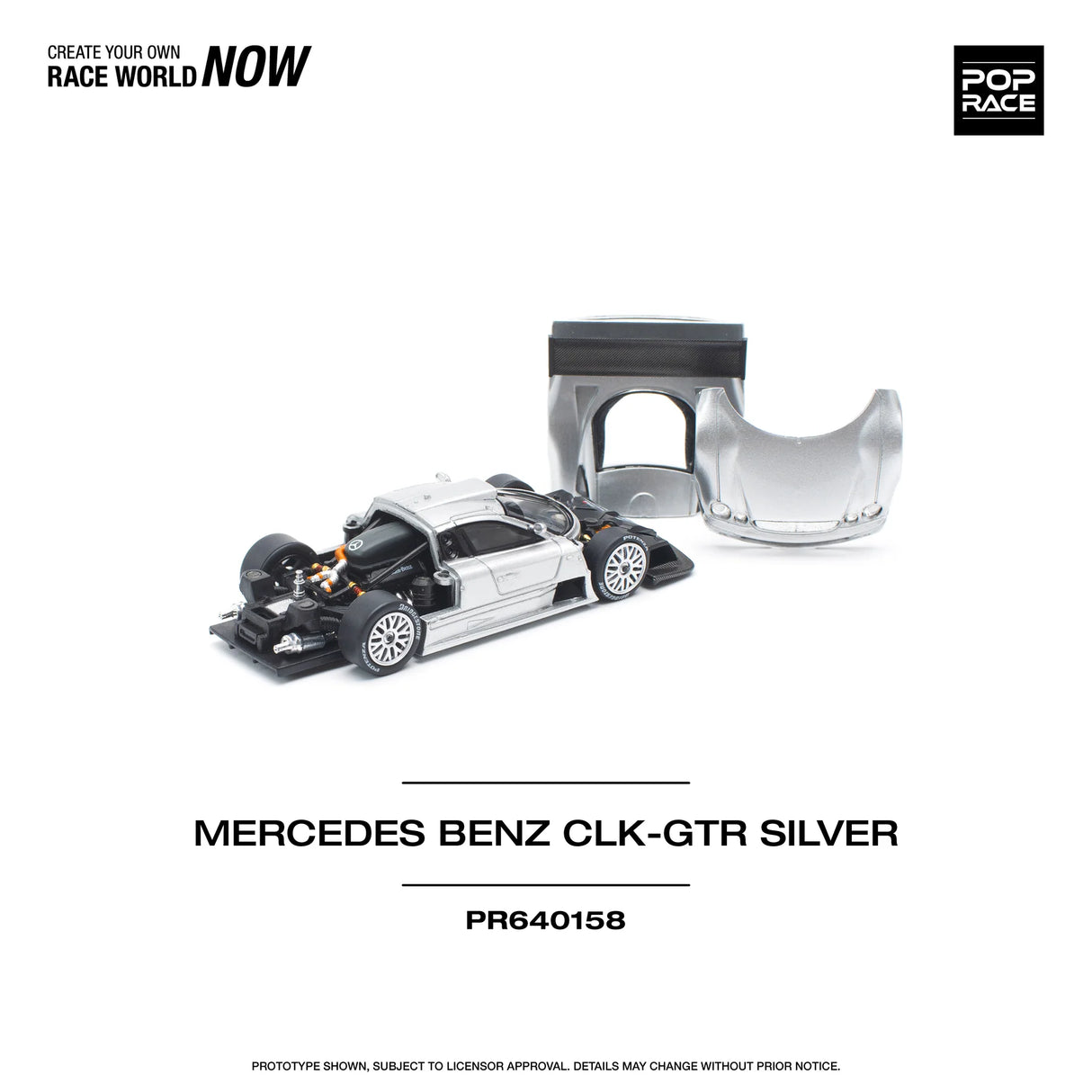 Mercedes-Benz AMG CLK GTR Silver