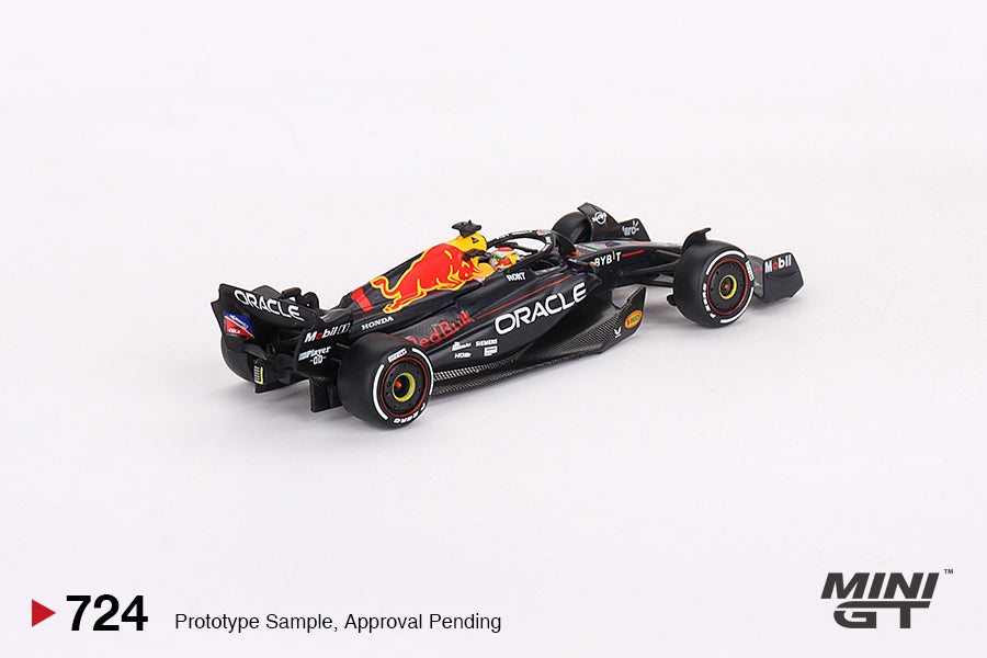 PRÉCOMMANDE 30.09.26 Oracle Red Bull Racing RB19 n°1 Max Verstappen F1 2023 Vainqueur du GP de Bahreïn 2023 MGT00724