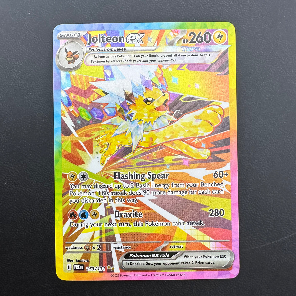 Jolteon ex 153 NM