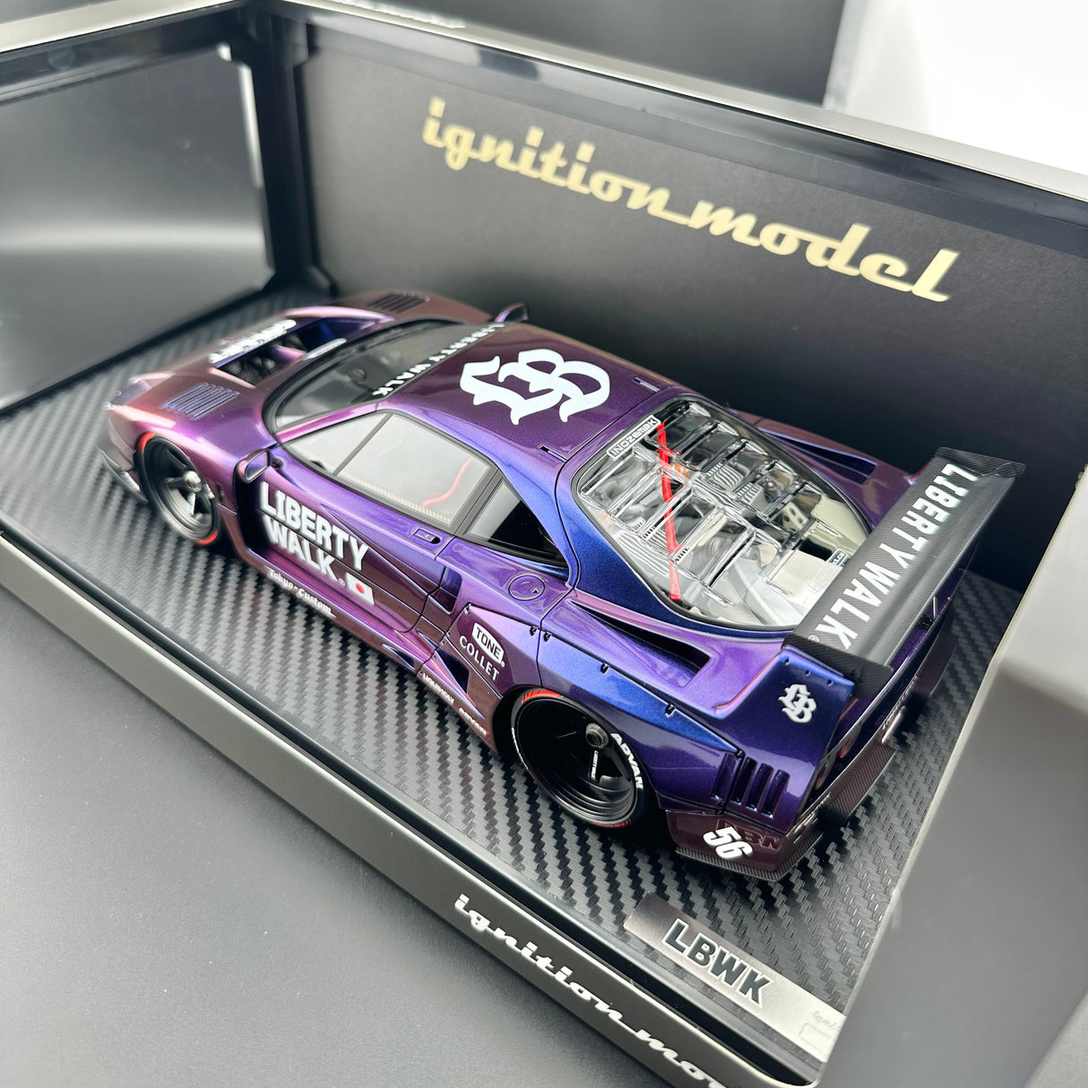 Ferrari F40 LBWK White 1:18 IG3752