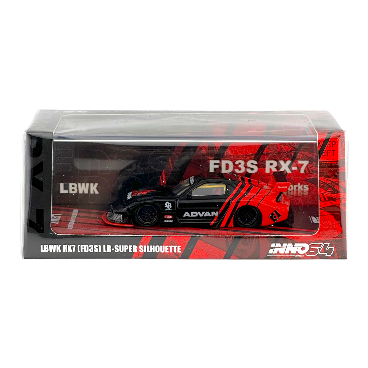 Mazda RX7 FD3S LB Super Silhouette White Advan