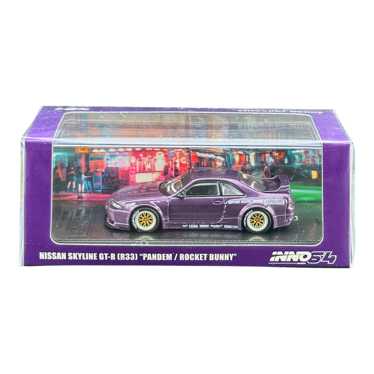 Preordine 26.08.17 Nissan Skyline GT-R R33 Pandem / Rocket Bunny Viola