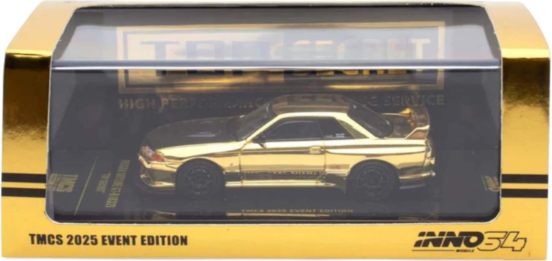 Nissan Skyline GT-R R32 TOP Secret Chrome Gold Malaysia 2025 Event Edition