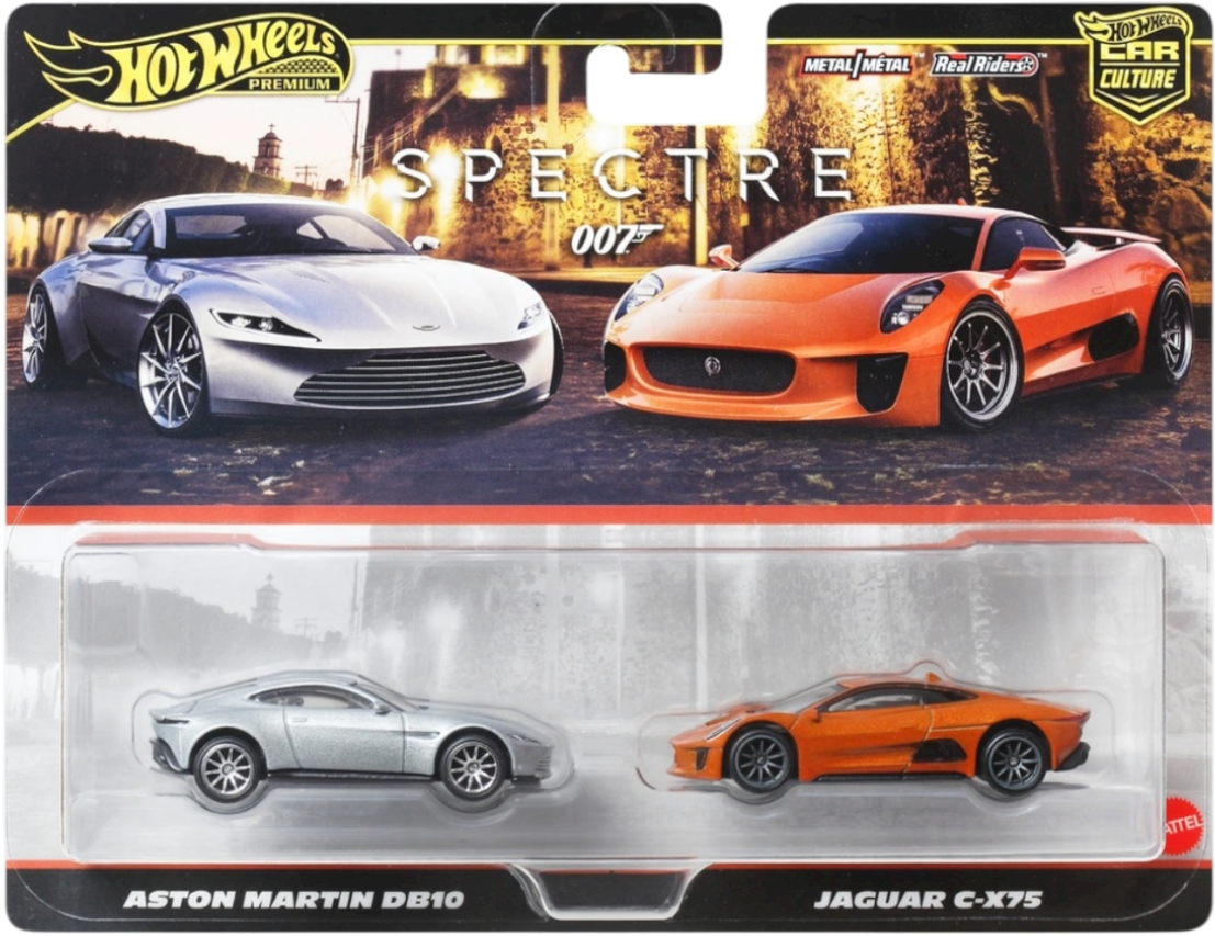 2 Pack: James Bond Spectre Aston Martin & Jaguar