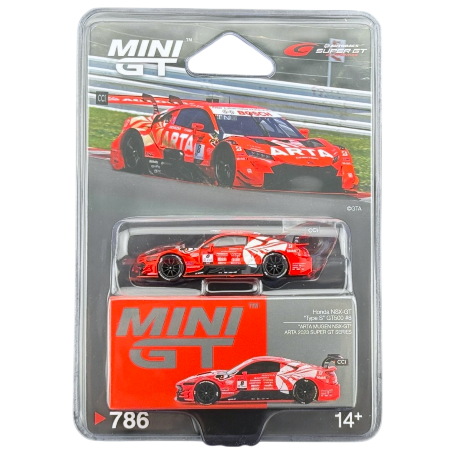 (Preorder) Honda NSX-GT "Type S" GT500 #8 "ARTA MUGEN NSX-GT " ARTA 2023 SUPER GT Series MGT00786