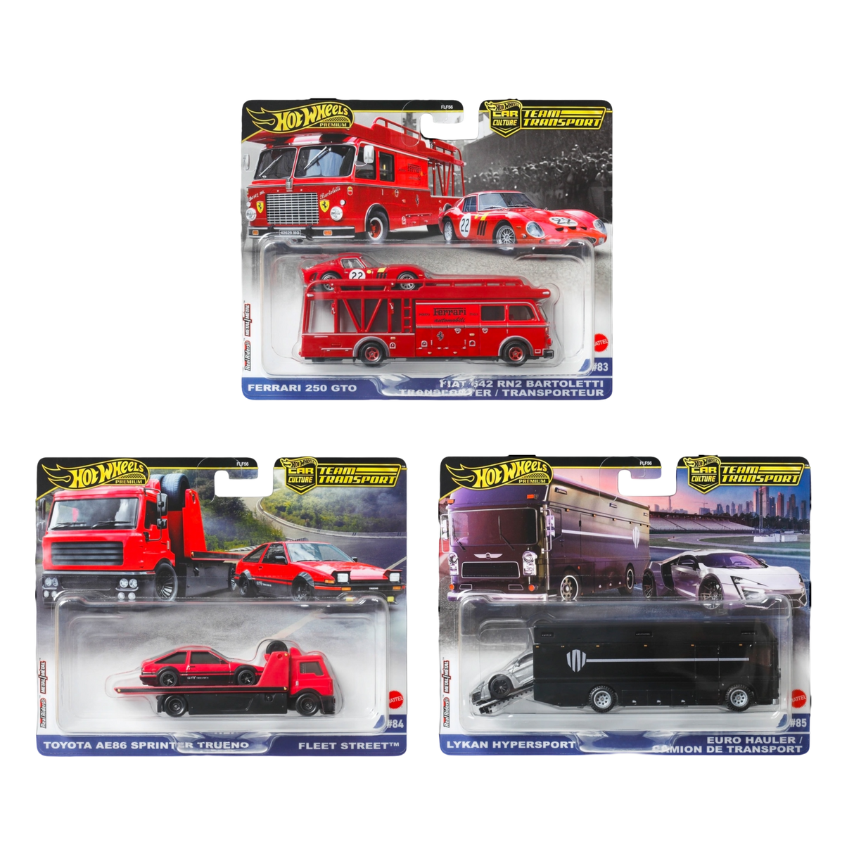 Set: 1x Team Transport 83 & 84 & 85