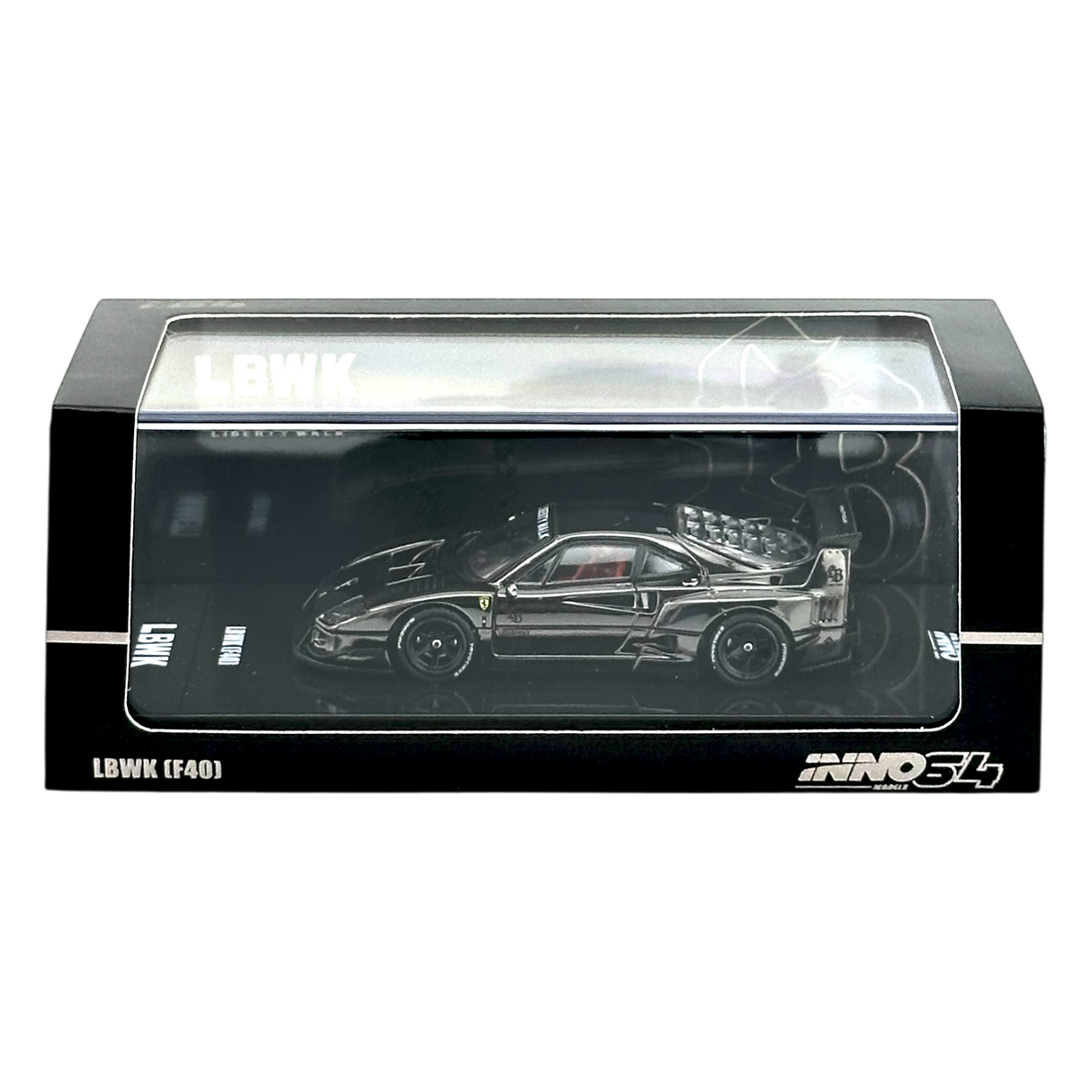 Ferrari F40 LBWK Chrome Black