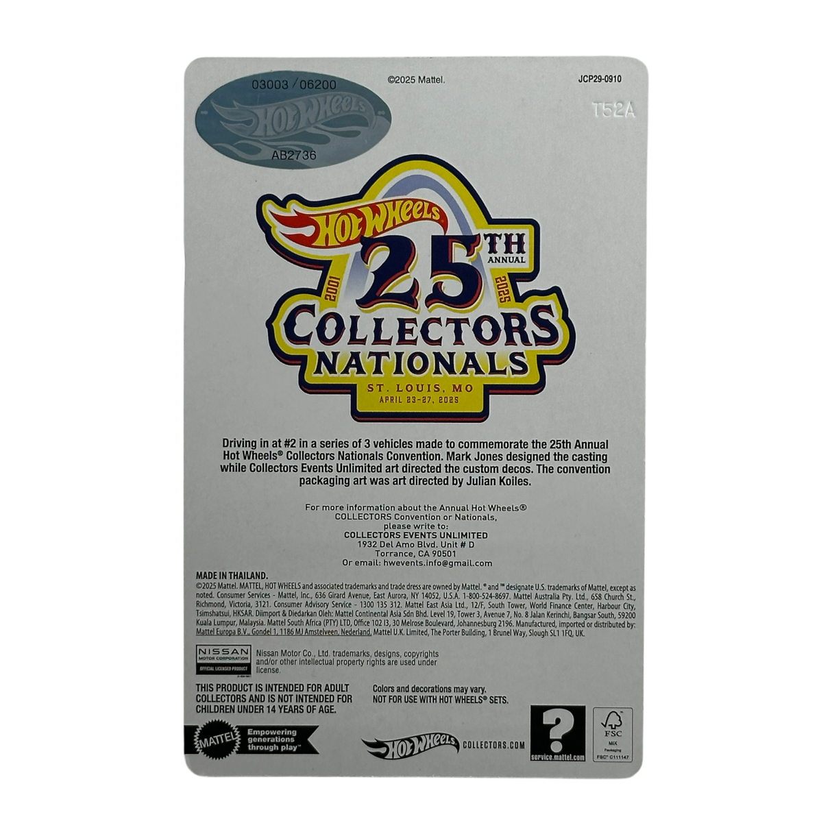 Nissan 240SX S14 Hot Wheels 2025 Convention St. Louis USA
