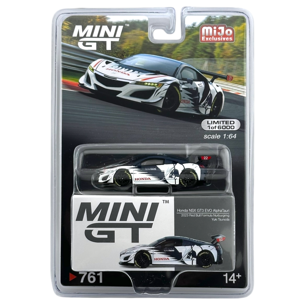 Honda NSX GT3 EVO AlphaTauri Yuki Tsunoda 2023 Red Bull Formula Nurburgring MGT00761