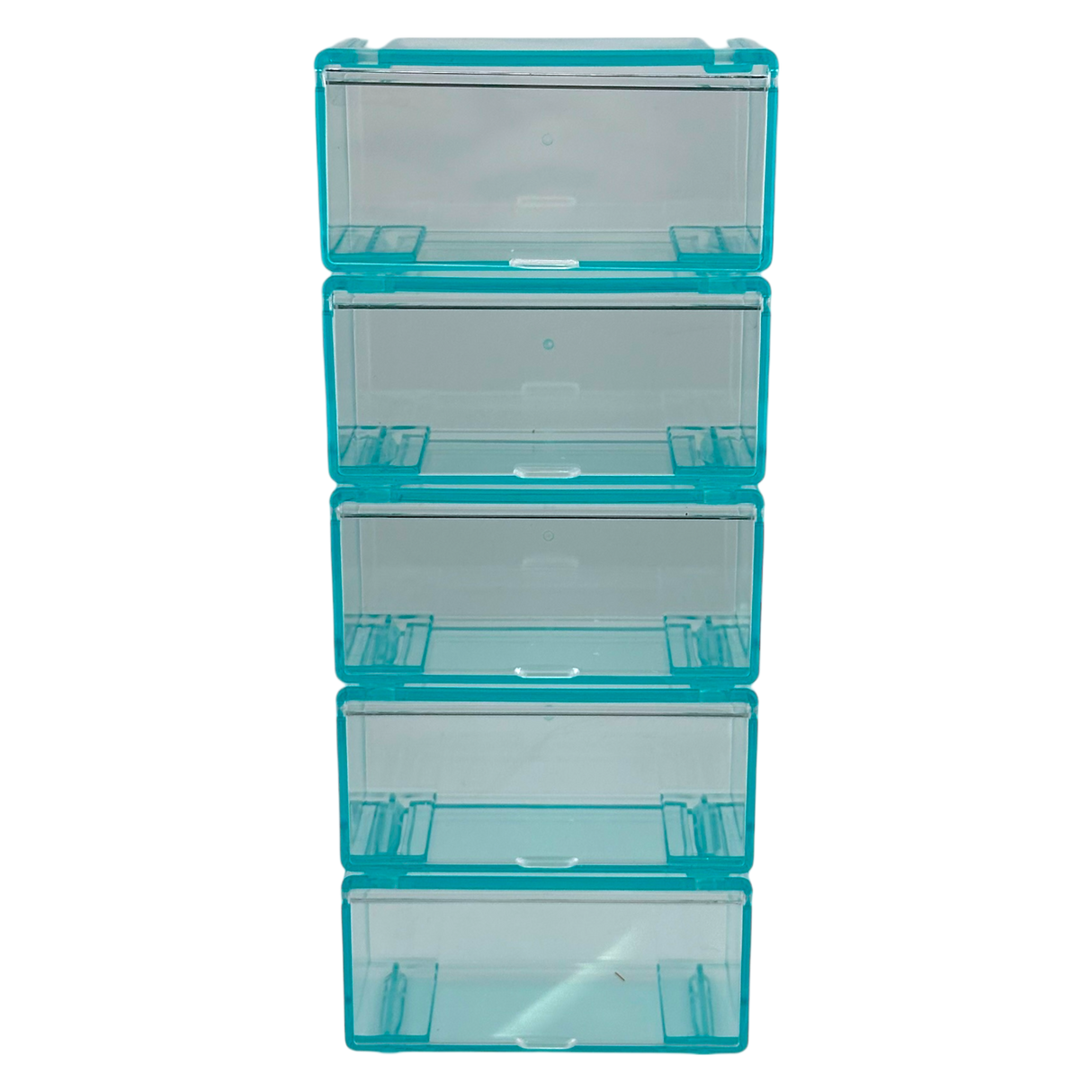 Diecast Storage Set of 5 Boxes 1:64 Turquoise